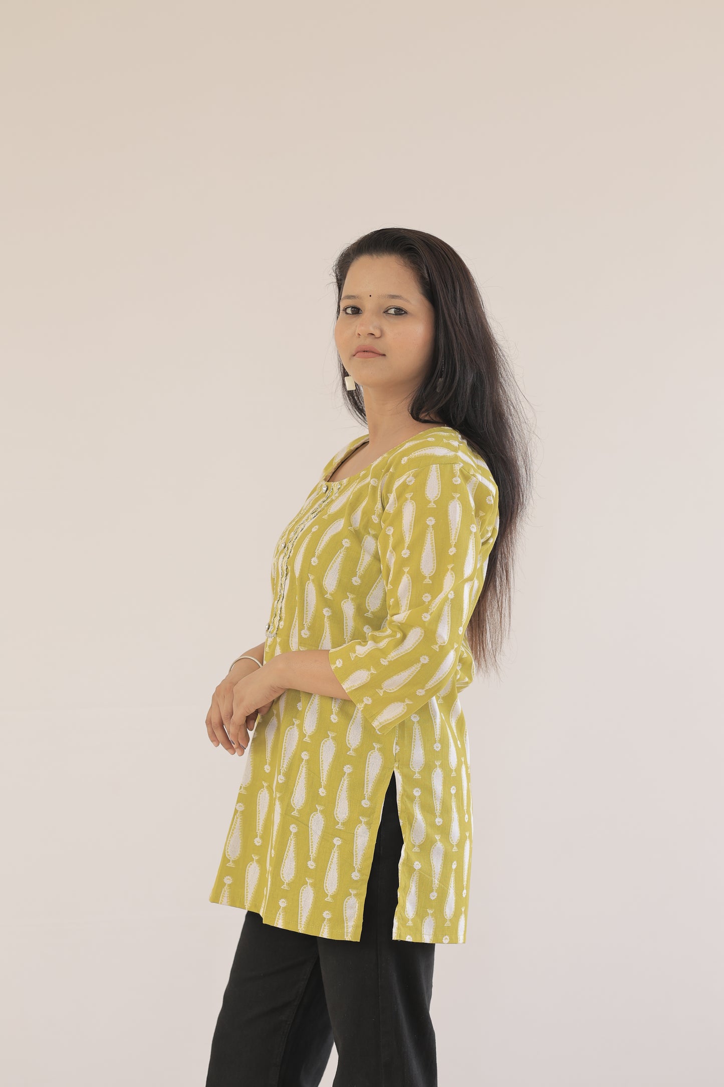 Golden Aura Kurti