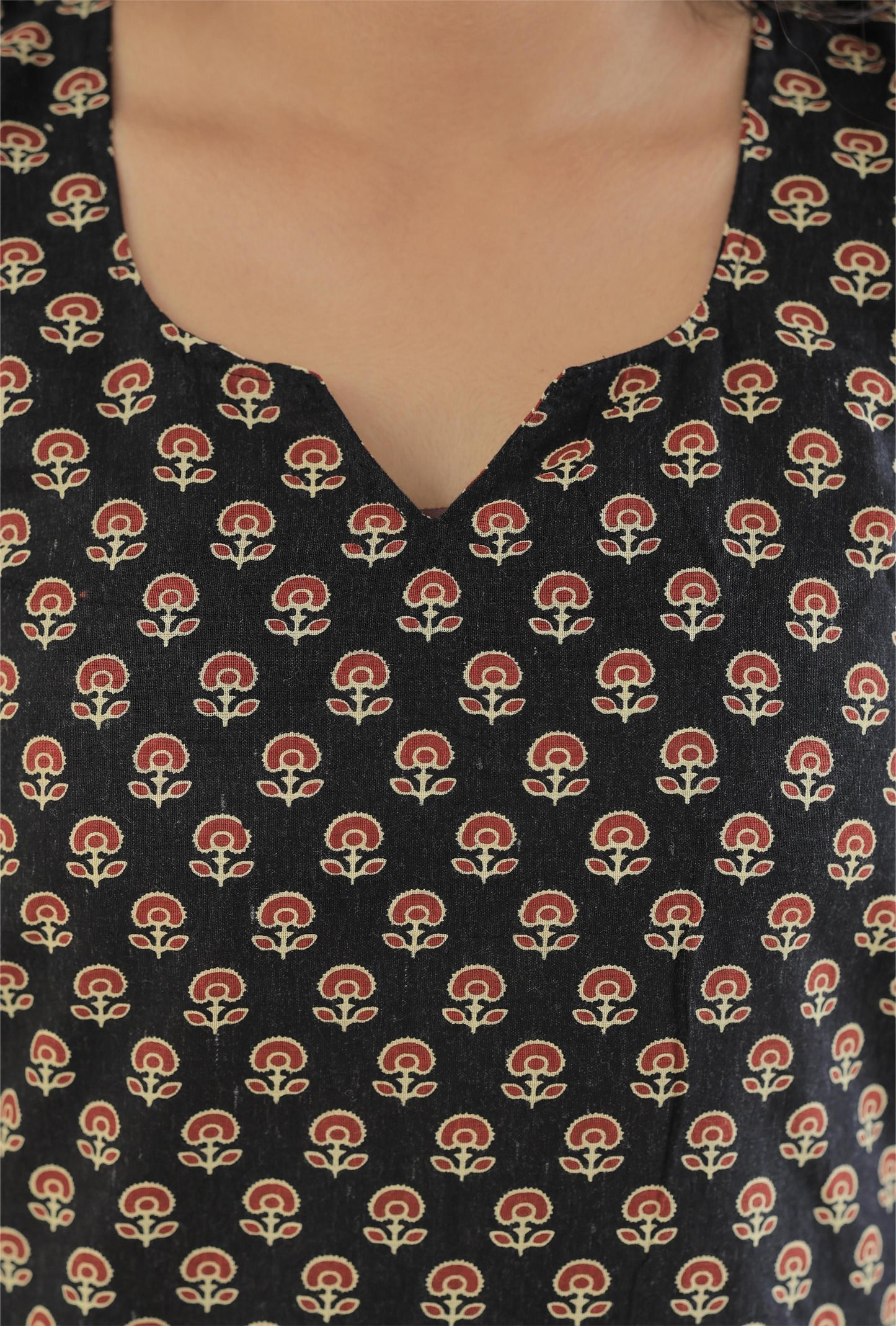 Signature Black Short Kurti